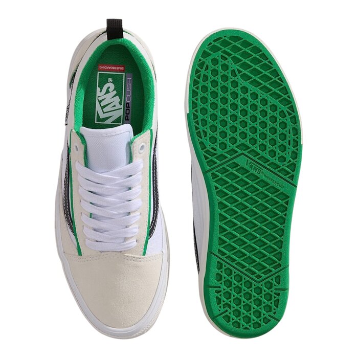 Vans Skate Old Skool Wafflecup - White/Green