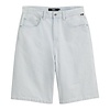 Check-5 Baggy Striped Short - Blue Ice