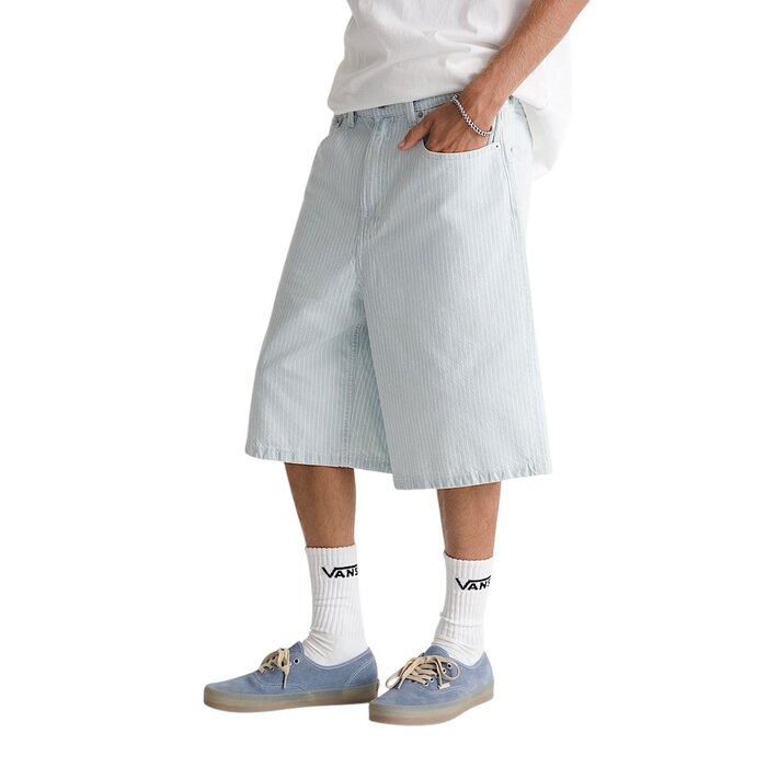 Vans Check-5 Baggy Striped Short - Blue Ice