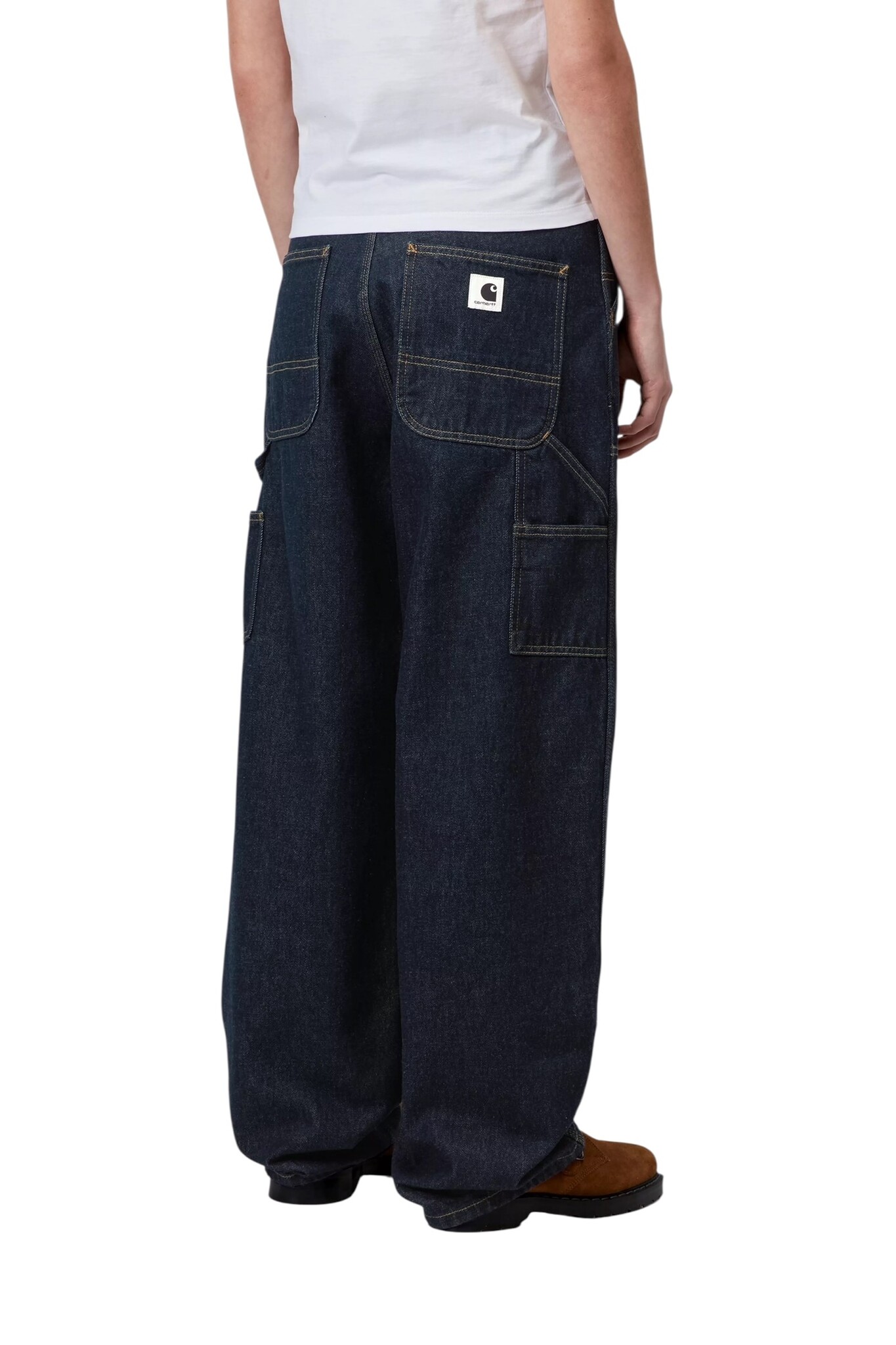 Carhartt WIP W' Brandon double Knee Pant - Blue Rinsed