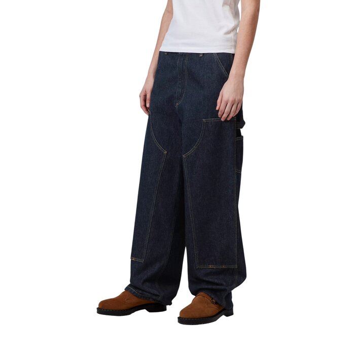Carhartt WIP W' Brandon double Knee Pant - Blue Rinsed