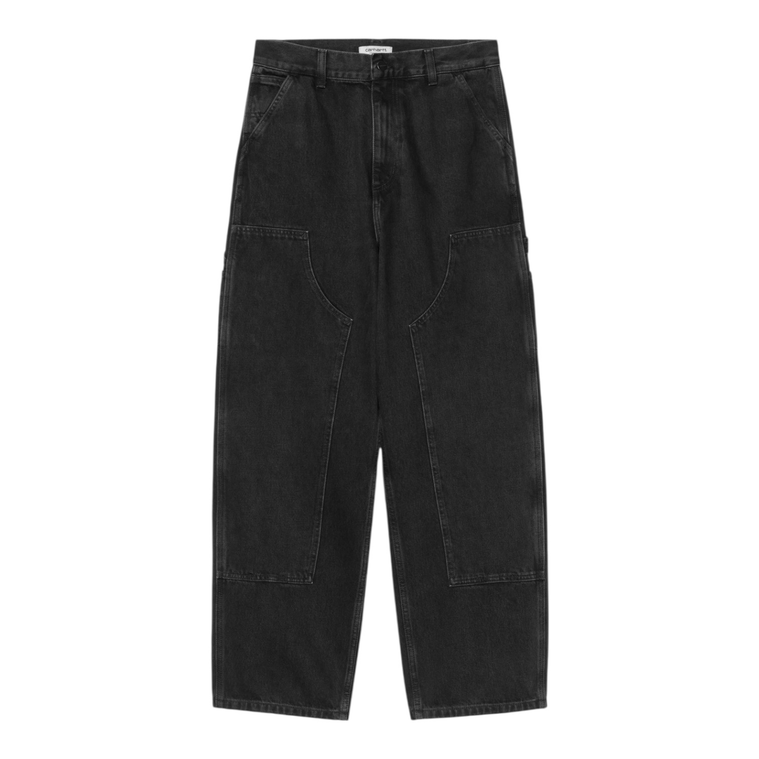 Carhartt WIP W' Brandon double Knee Pant - Black Stone Washed