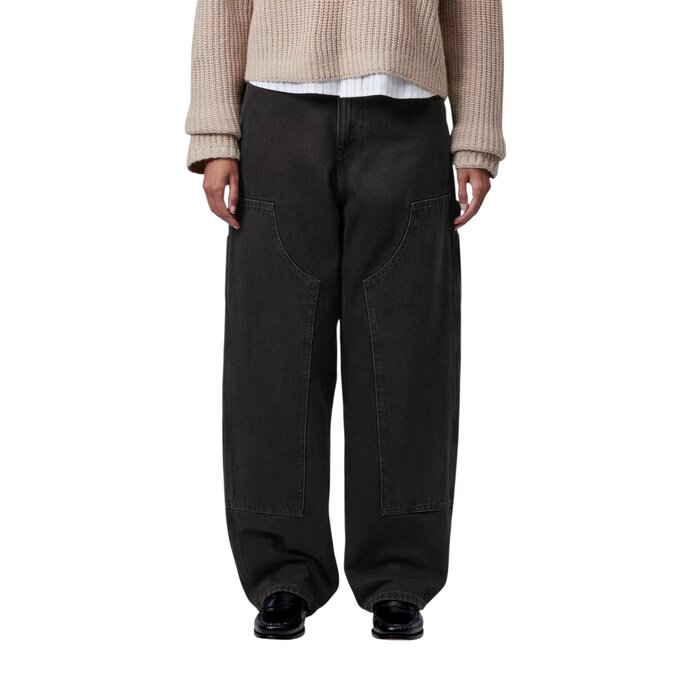Carhartt WIP W' Brandon double Knee Pant - Black Stone Washed