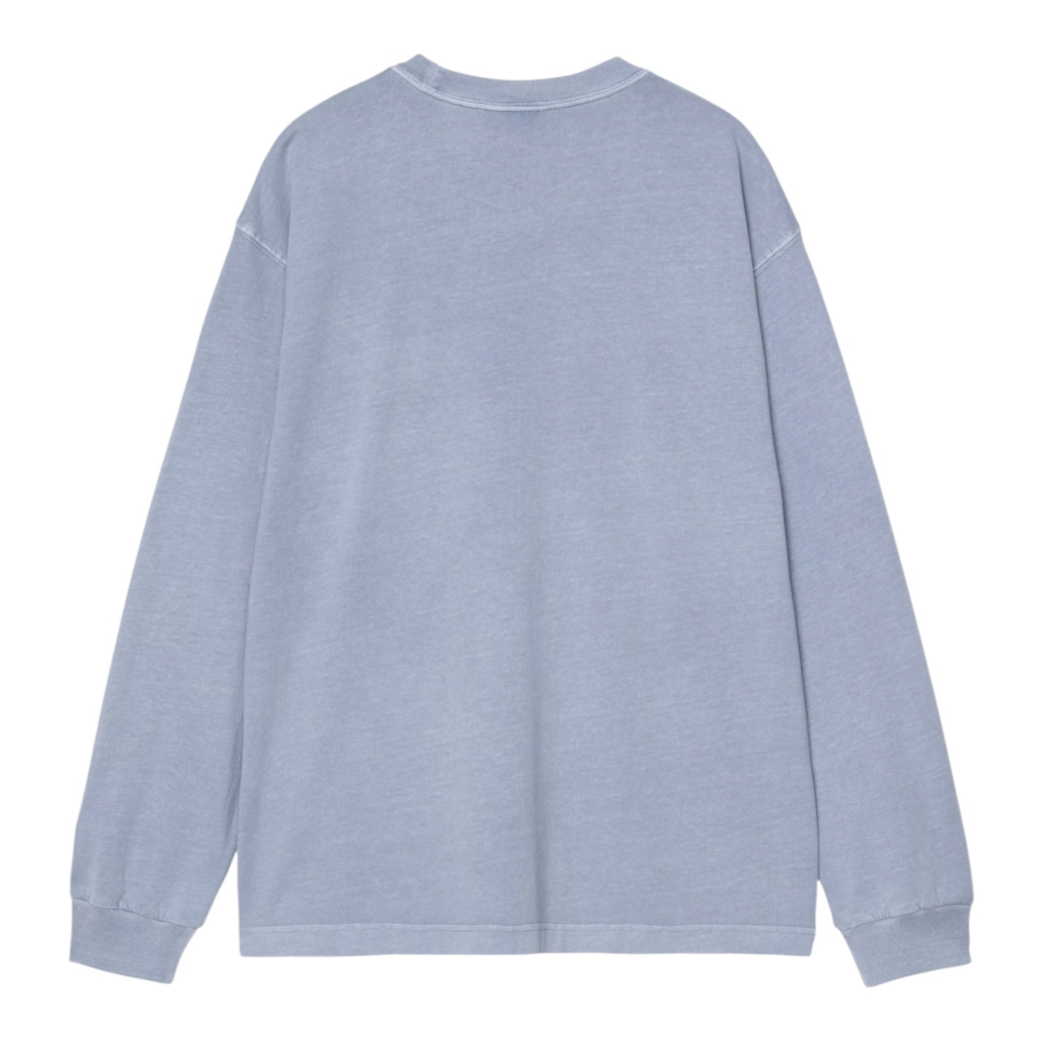 Carhartt WIP L/S Nelson T-Shirt - Gentle Blue Garment Dyed