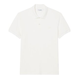 Lacoste Polo Classic Fit Maille Côtelée - Blanc