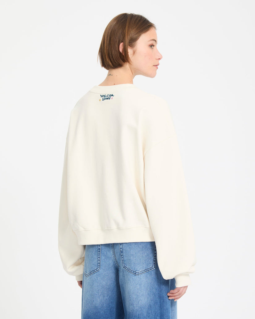 Volcom Fa Bruno Lucas Crew - Off White