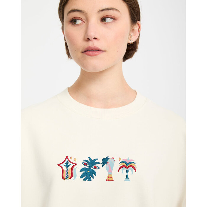 Volcom Fa Bruno Lucas Crew - Off White