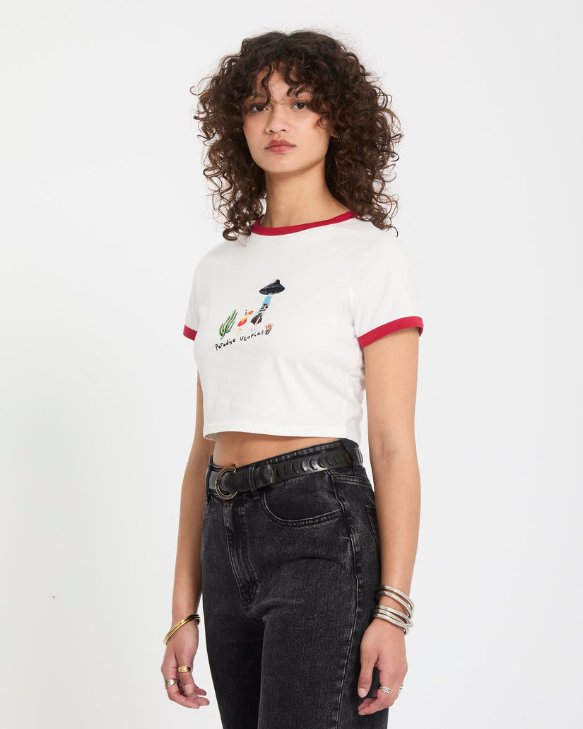 Volcom Fa Mickey Mason Tee  - Off White