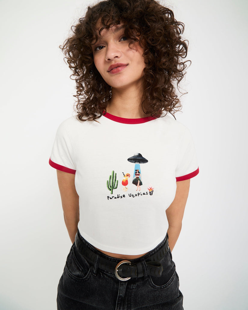 Volcom Fa Mickey Mason Tee  - Off White