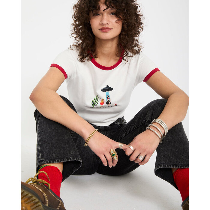 Volcom Fa Mickey Mason Tee  - Off White