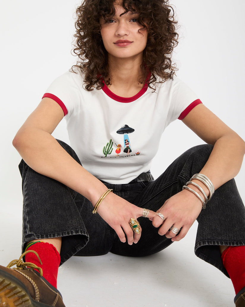 Volcom Fa Mickey Mason Tee  - Off White