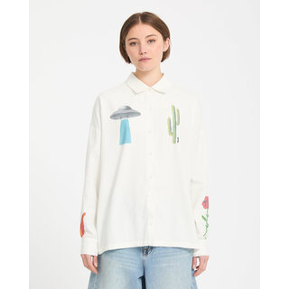 Volcom Fa Mickey Mason Shirt - Off White