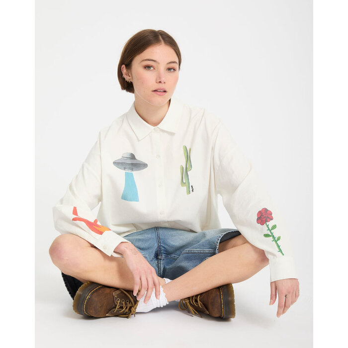 Volcom Fa Mickey Mason Shirt - Off White