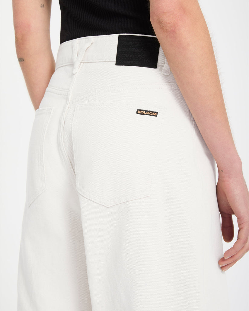 Volcom Weellow II Denim Pant - Dirty White