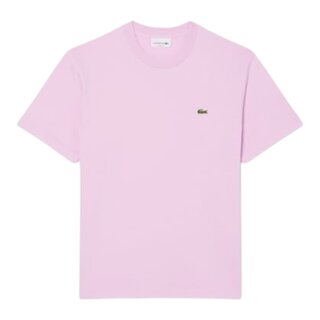 Lacoste T-shirt Coton Col Rond - Rose Z4H