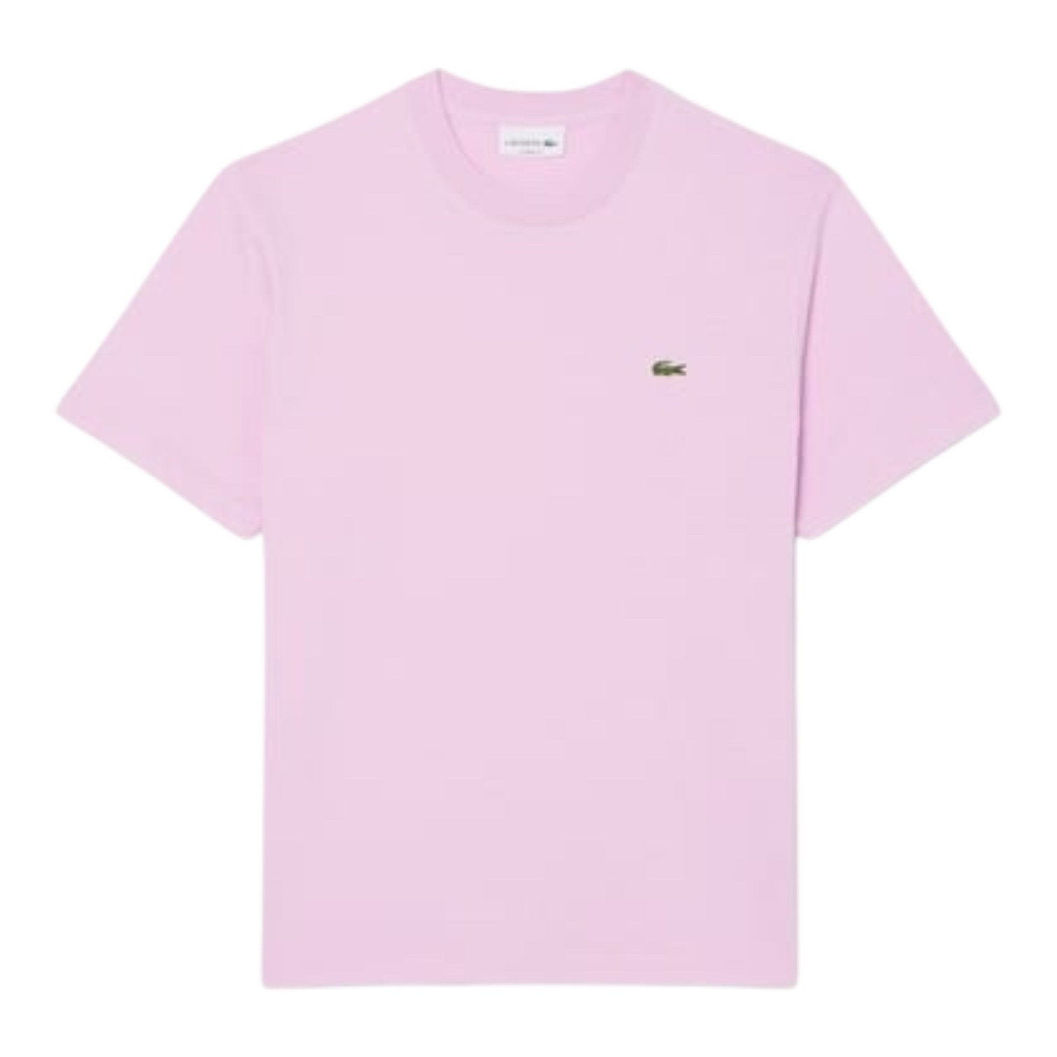Lacoste T-shirt Coton Col Rond - Rose Z4H
