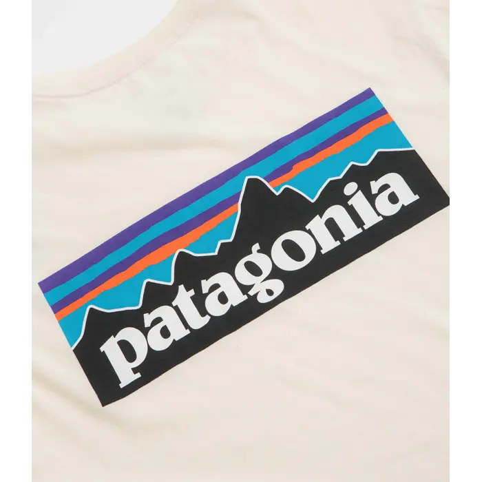 Patagonia M's P-6 Logo Responsibili-Tee - Undyed Natural