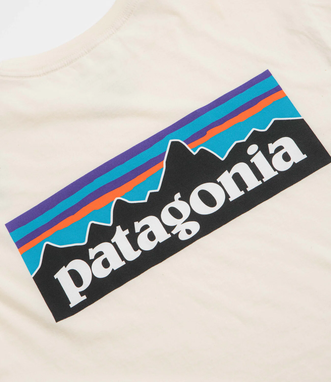 Patagonia M's P-6 Logo Responsibili-Tee - Undyed Natural