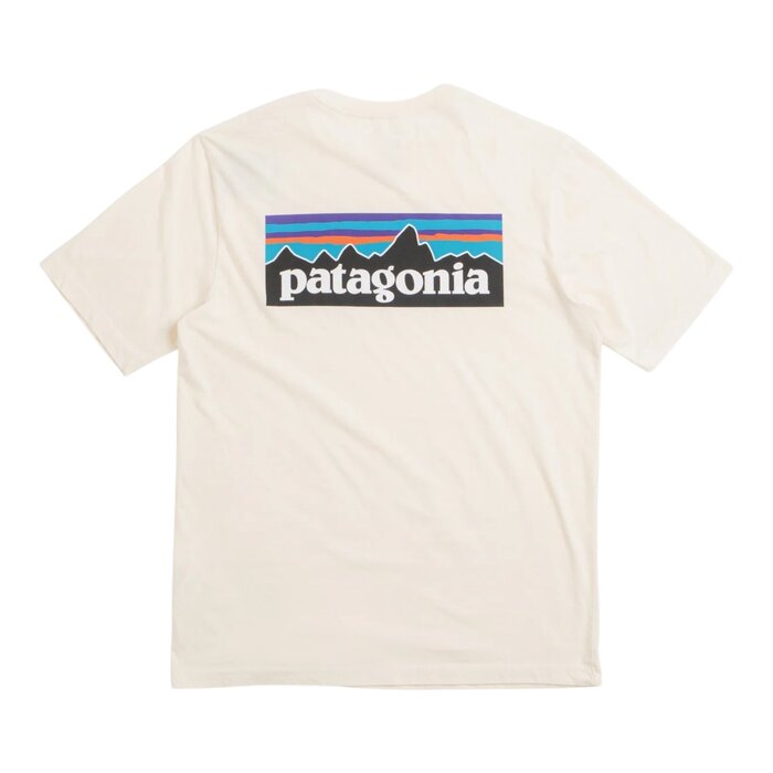 Patagonia M's P-6 Logo Responsibili-Tee - Undyed Natural