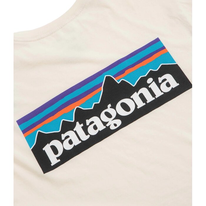 Patagonia M's P-6 Logo Responsibili-Tee - Undyed Natural