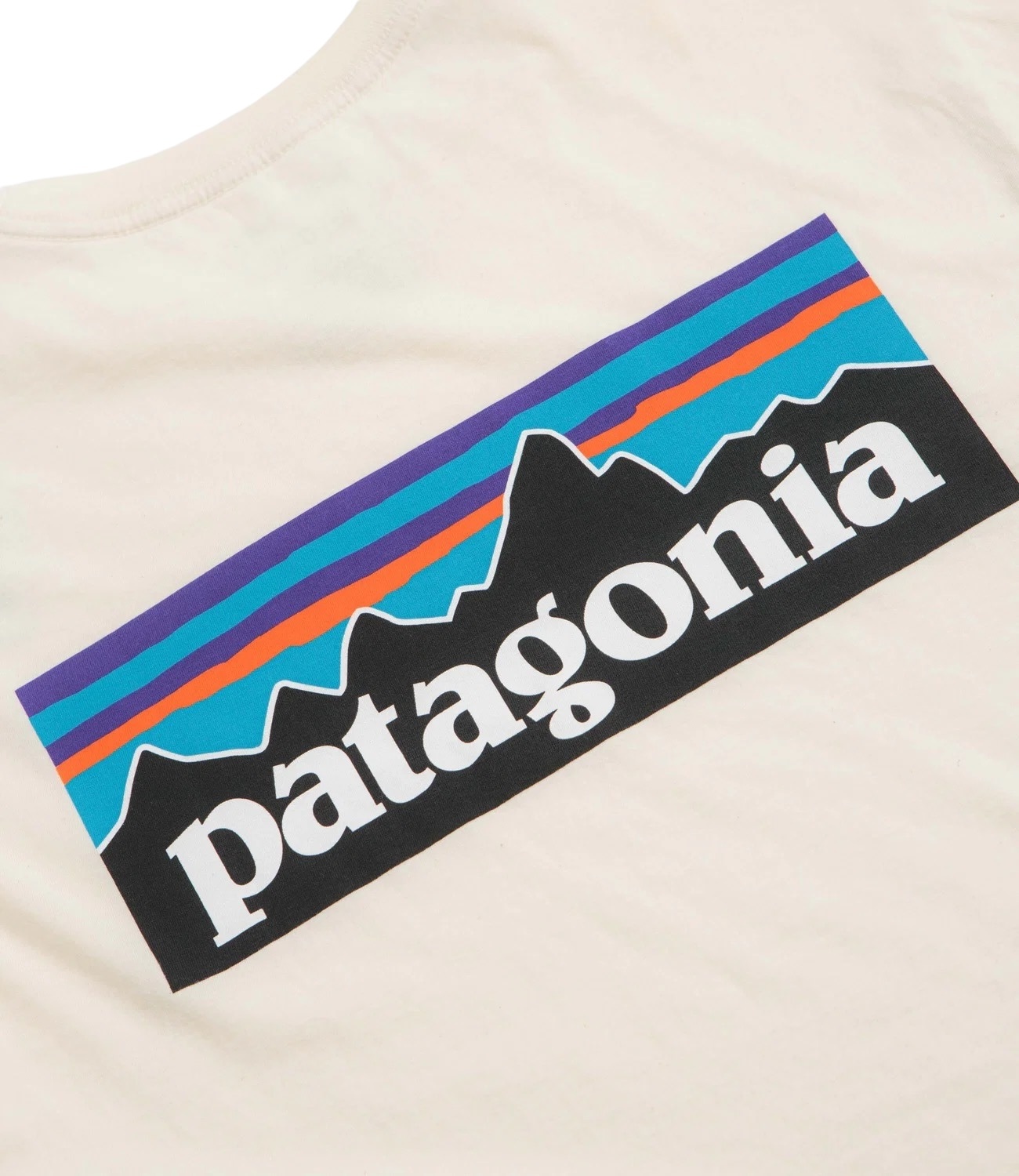 Patagonia M's P-6 Logo Responsibili-Tee - Undyed Natural