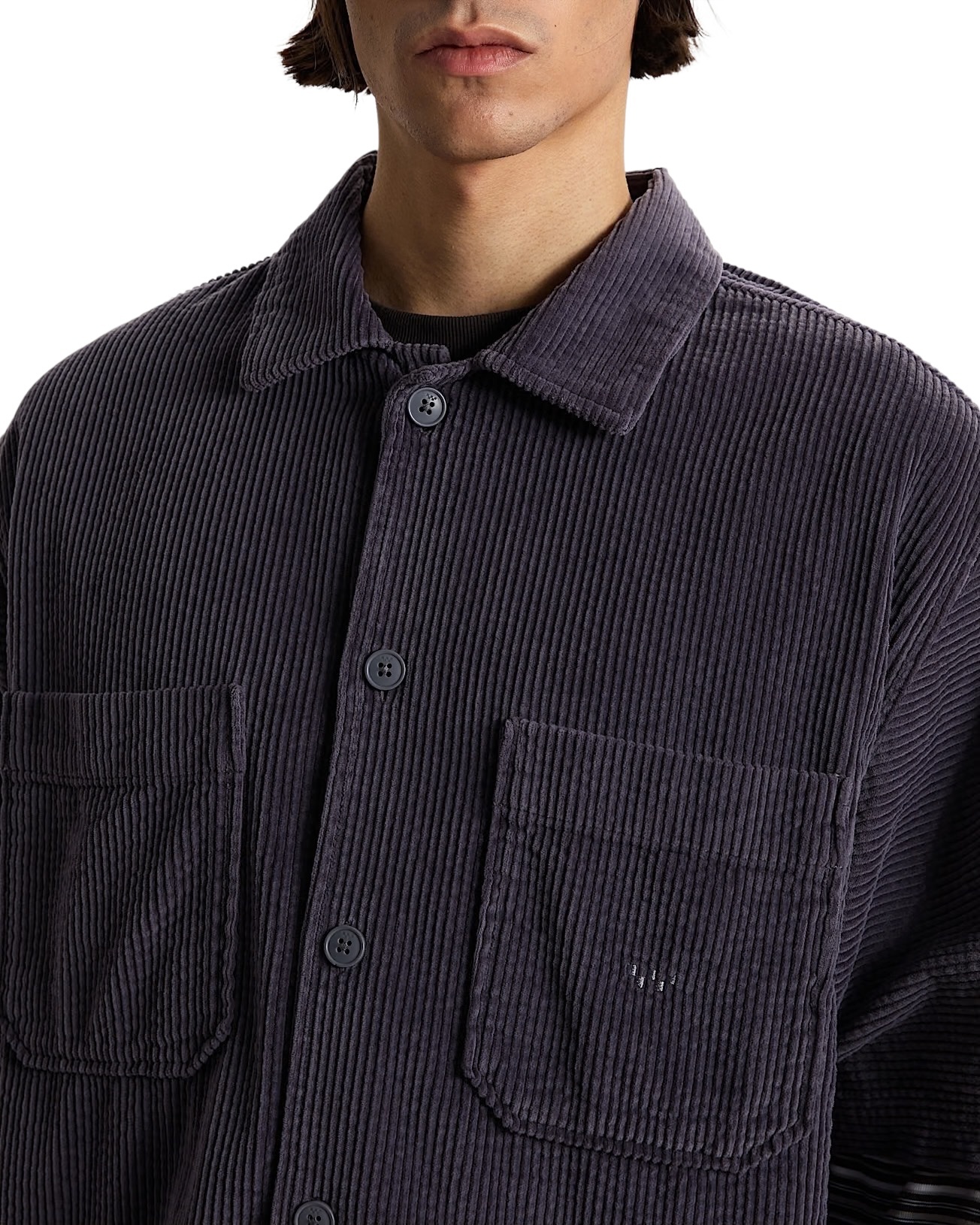 Vans Cord Button Up - Steel Shadow