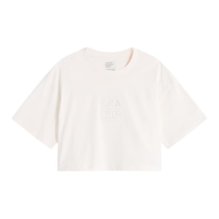 Vans S/S Ellipse Relax Crop Tee - Egret