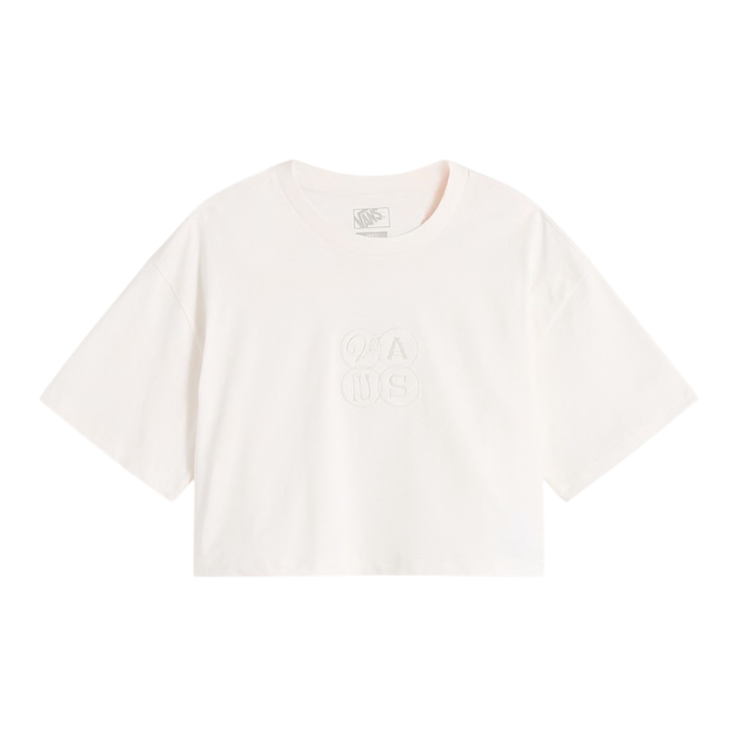 Vans S/S Ellipse Relax Crop Tee - Egret