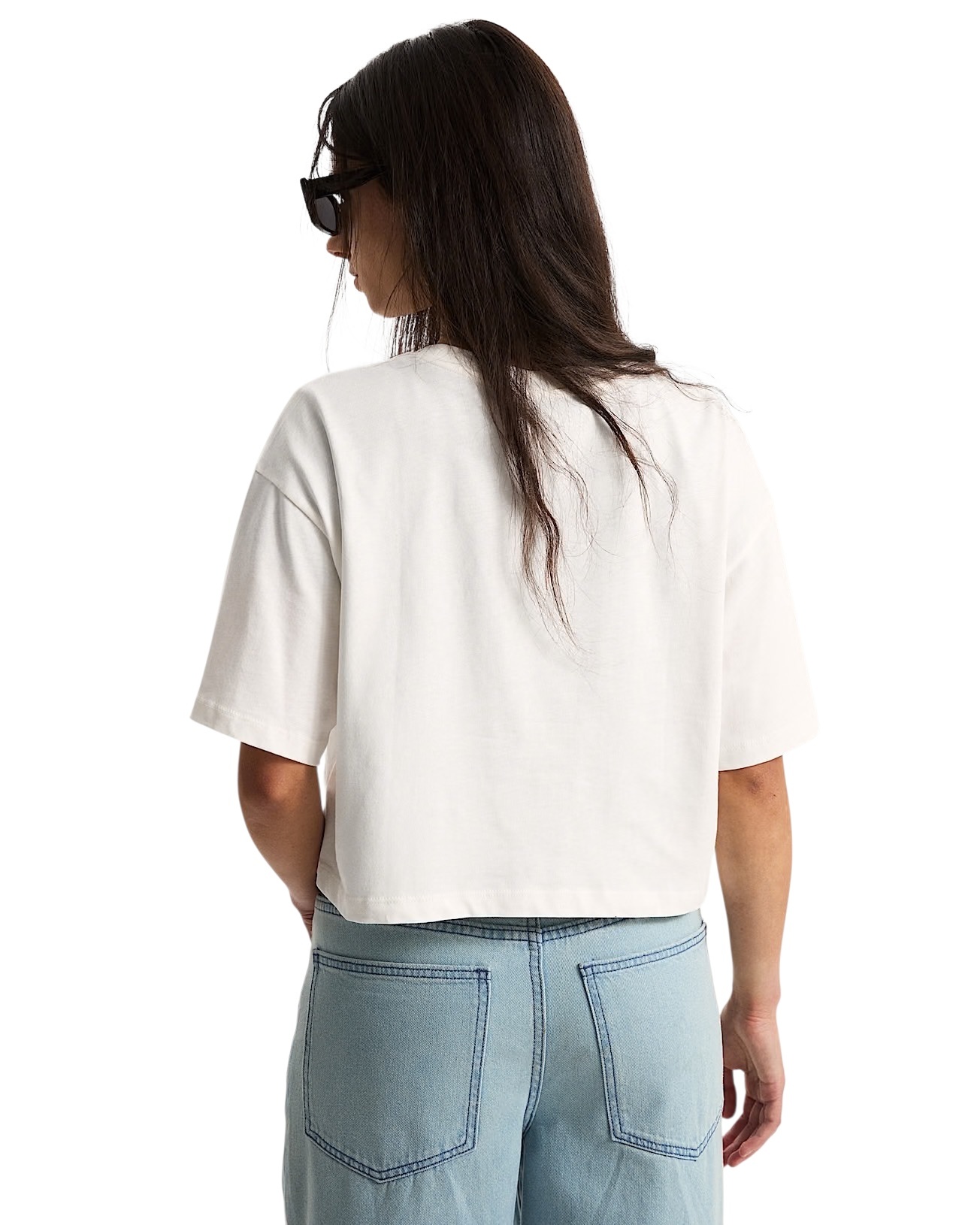 Vans S/S Ellipse Relax Crop Tee - Egret