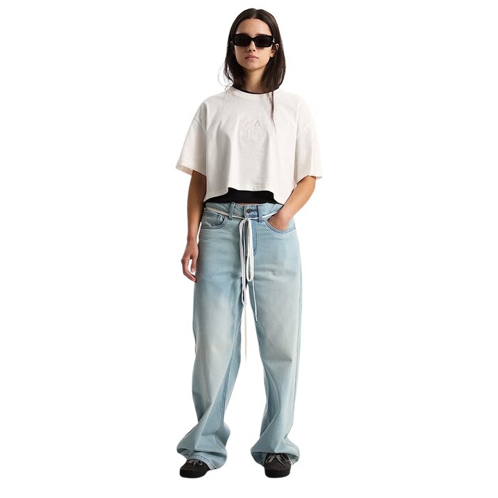 Vans S/S Ellipse Relax Crop Tee - Egret