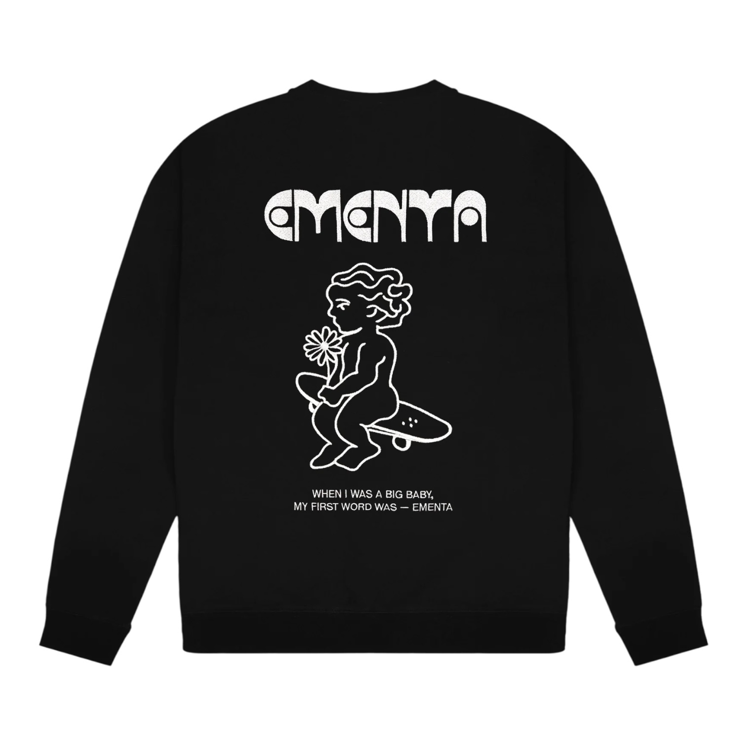 Ementa First Word Crew - Black