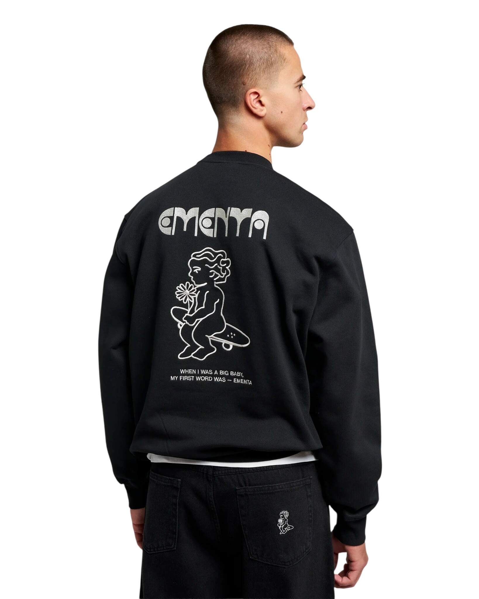 Ementa First Word Crew - Black