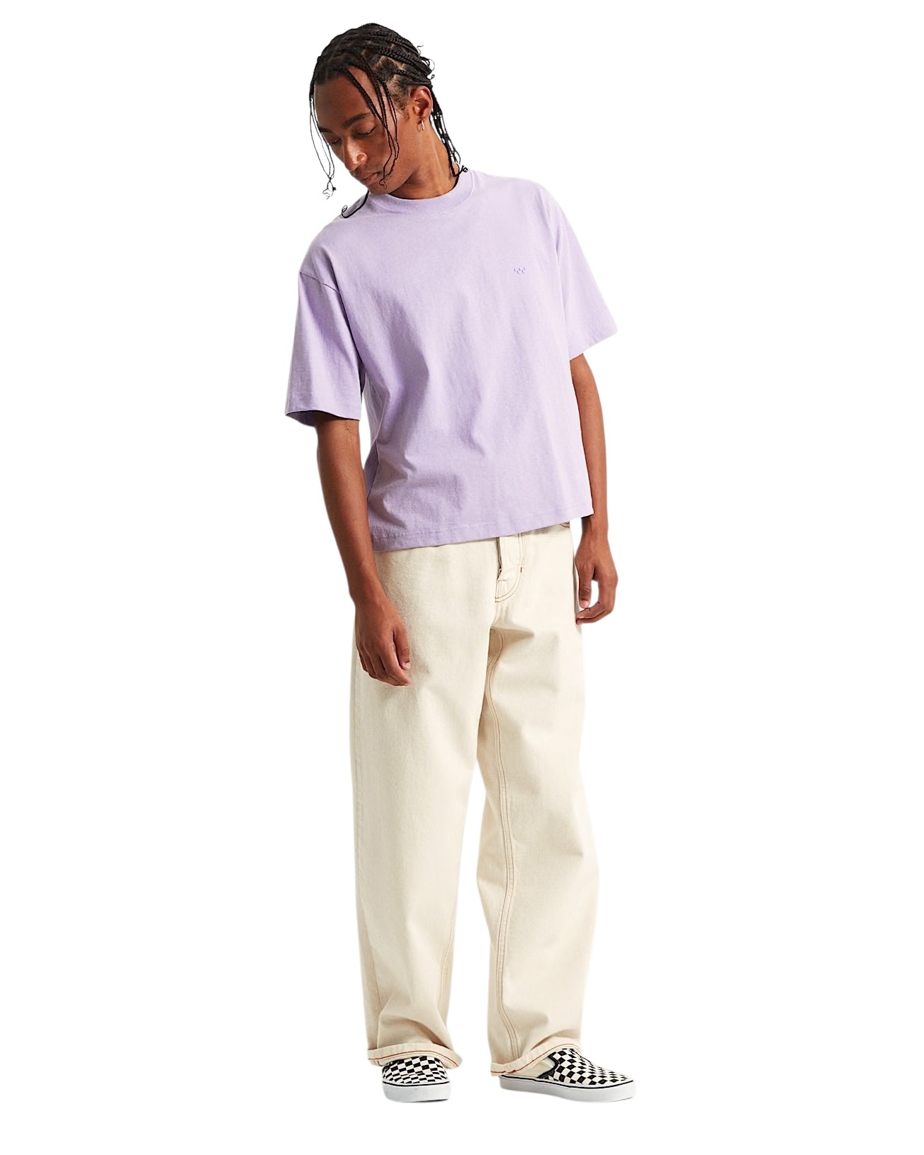 Vans Blurred Face Short S/S T Shirt - Soft Orch