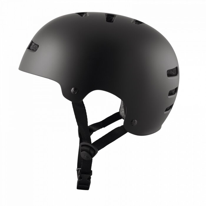 TSG Evolution Solid Color Helmet - Satin Dark Black