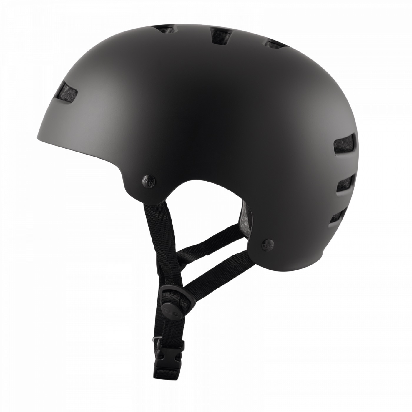 TSG Evolution Solid Color Helmet - Satin Dark Black