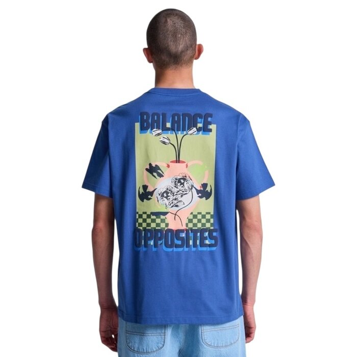 Ruca Antonia Figueiredo Twin Tulips S/S T-Shirt - indigo blues