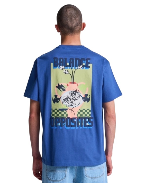 Ruca Antonia Figueiredo Twin Tulips S/S T-Shirt - indigo blues