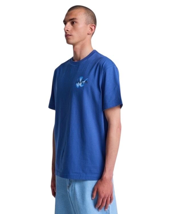 Ruca Antonia Figueiredo Twin Tulips S/S T-Shirt - indigo blues