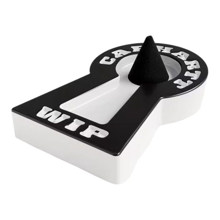 Carhartt WIP Locked Cone Incense - Holder Ceramic White /  Black