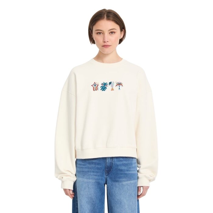 Volcom Fa Bruno Lucas Crew - Off White