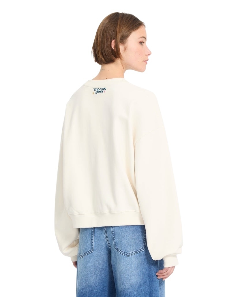 Volcom Fa Bruno Lucas Crew - Off White