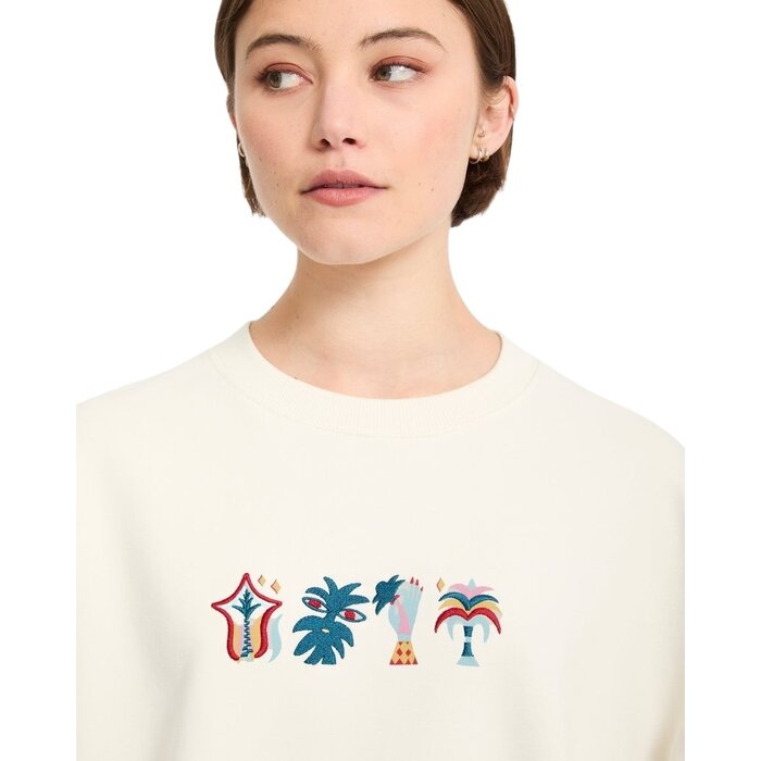 Volcom Fa Bruno Lucas Crew - Off White