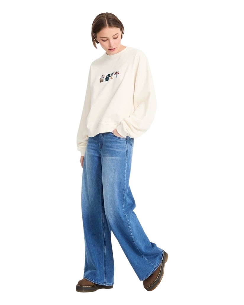 Volcom Fa Bruno Lucas Crew - Off White