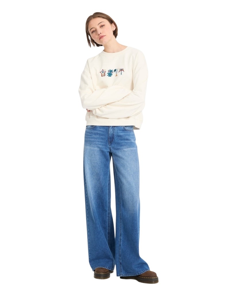 Volcom Fa Bruno Lucas Crew - Off White
