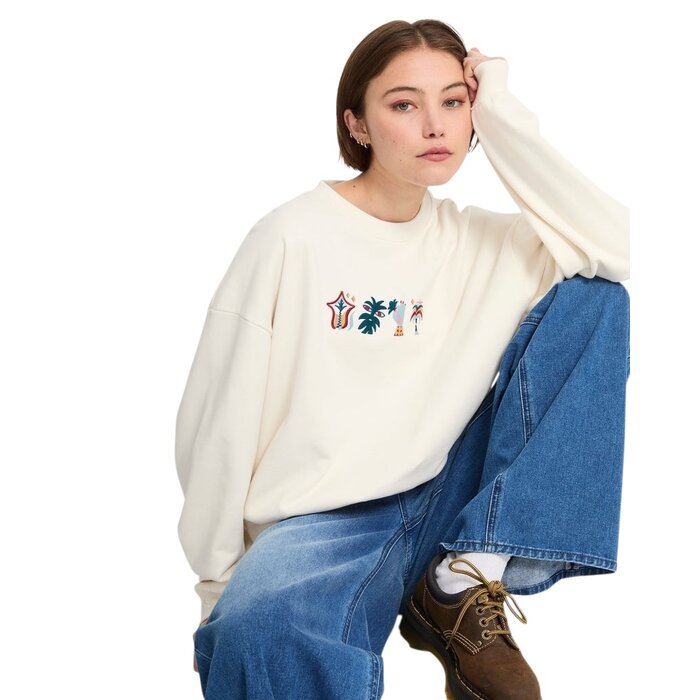 Volcom Fa Bruno Lucas Crew - Off White