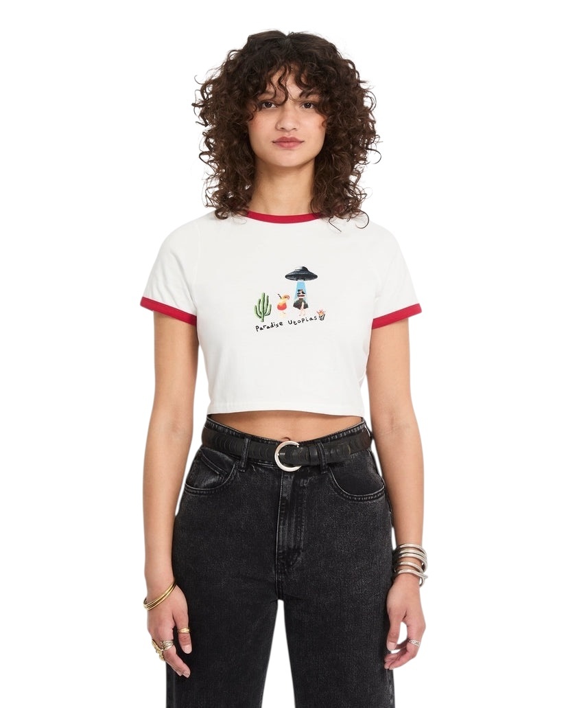 Volcom Fa Mickey Mason Tee  - Off White