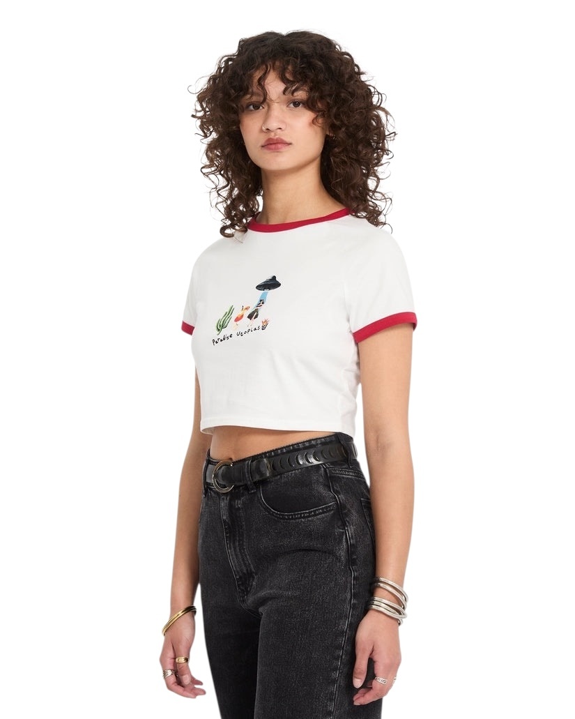 Volcom Fa Mickey Mason Tee  - Off White