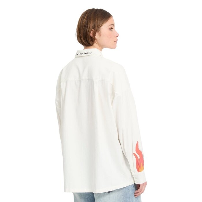 Volcom Fa Mickey Mason Shirt - Off White