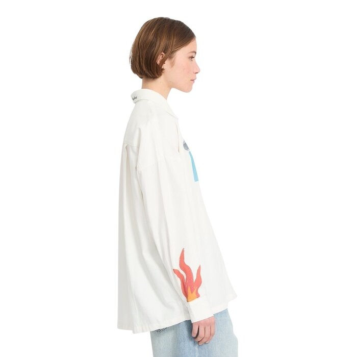 Volcom Fa Mickey Mason Shirt - Off White