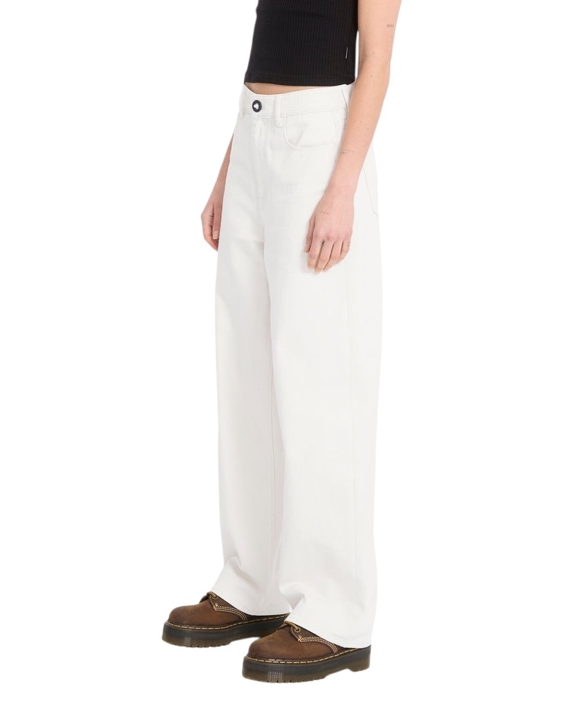 Volcom Weellow II Denim Pant - Dirty White